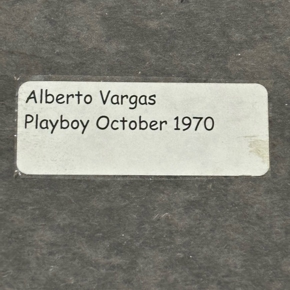 Vintage Alberto Vargas playboy frame print - Picture 7 of 7